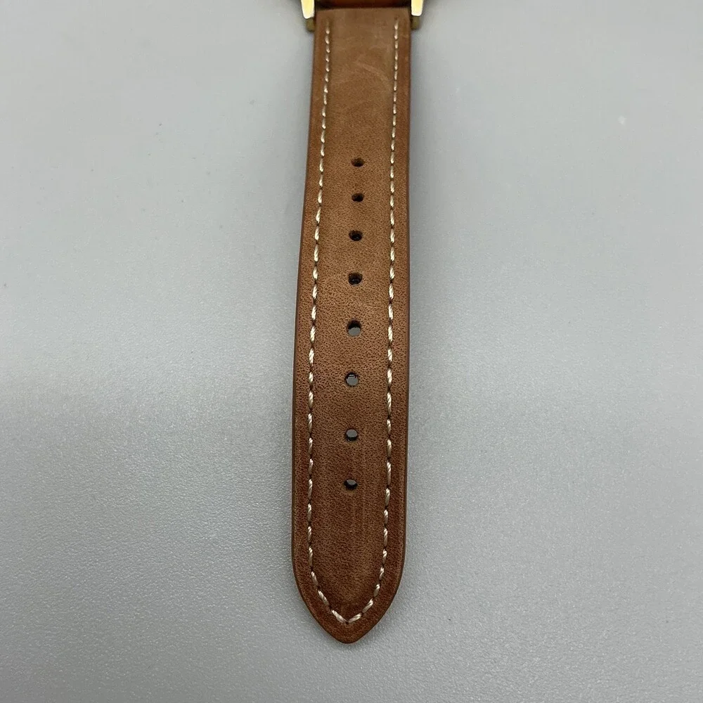 Vintage Star-Kist Charlie Tuna Mens Watch 35mm Logo Dial Leather Manual Wind